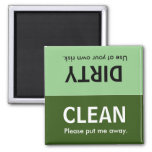 Clean Dirty Dishwasher Magnet