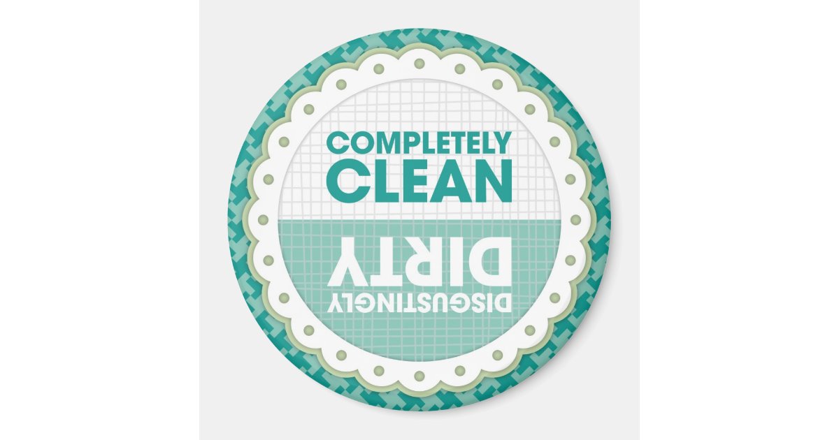 Clean Dirty Dishwasher Magnet | Zazzle