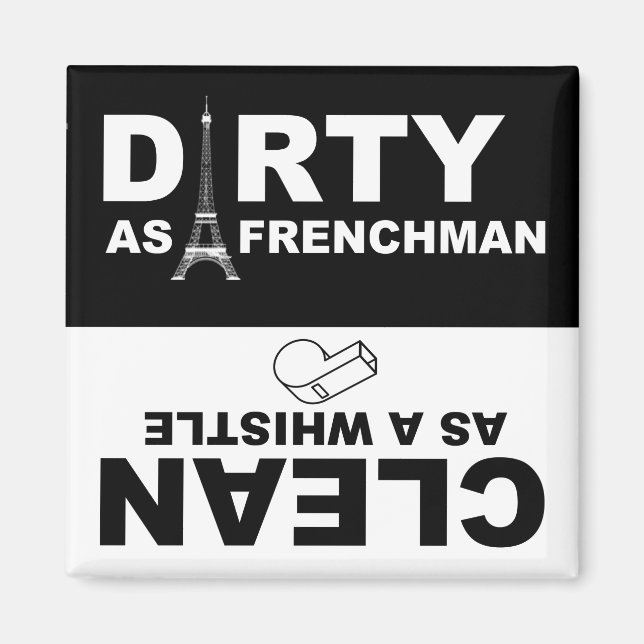 Clean Dirty Dishwasher magnet (Front)