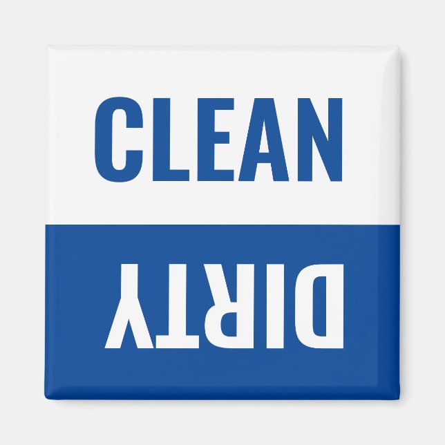 Clean/Dirty Dishwasher Magnet (Front)