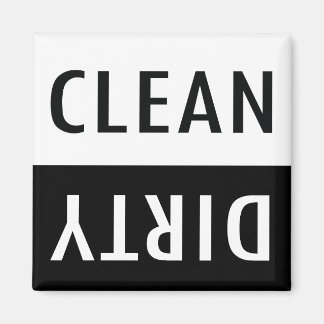Clean dirty dishwasher magnet