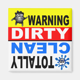 Clean Dirty Dishwasher magnet