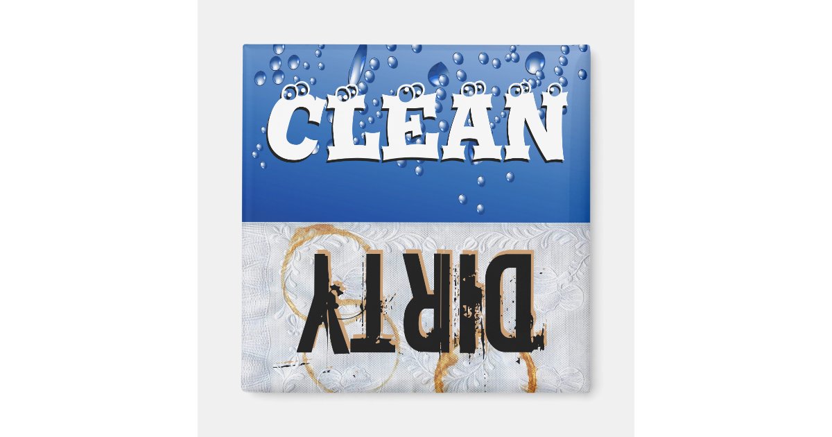 Clean & Dirty Dishwasher Zazzle