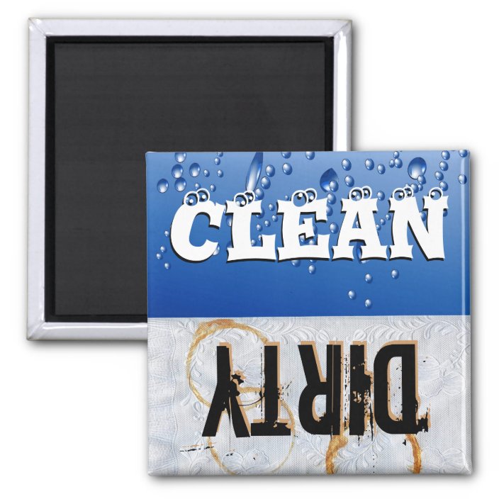 clean dirty dishwasher magnet