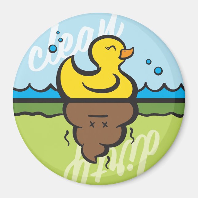 Clean Dirty Dishwasher Magnet (Front)