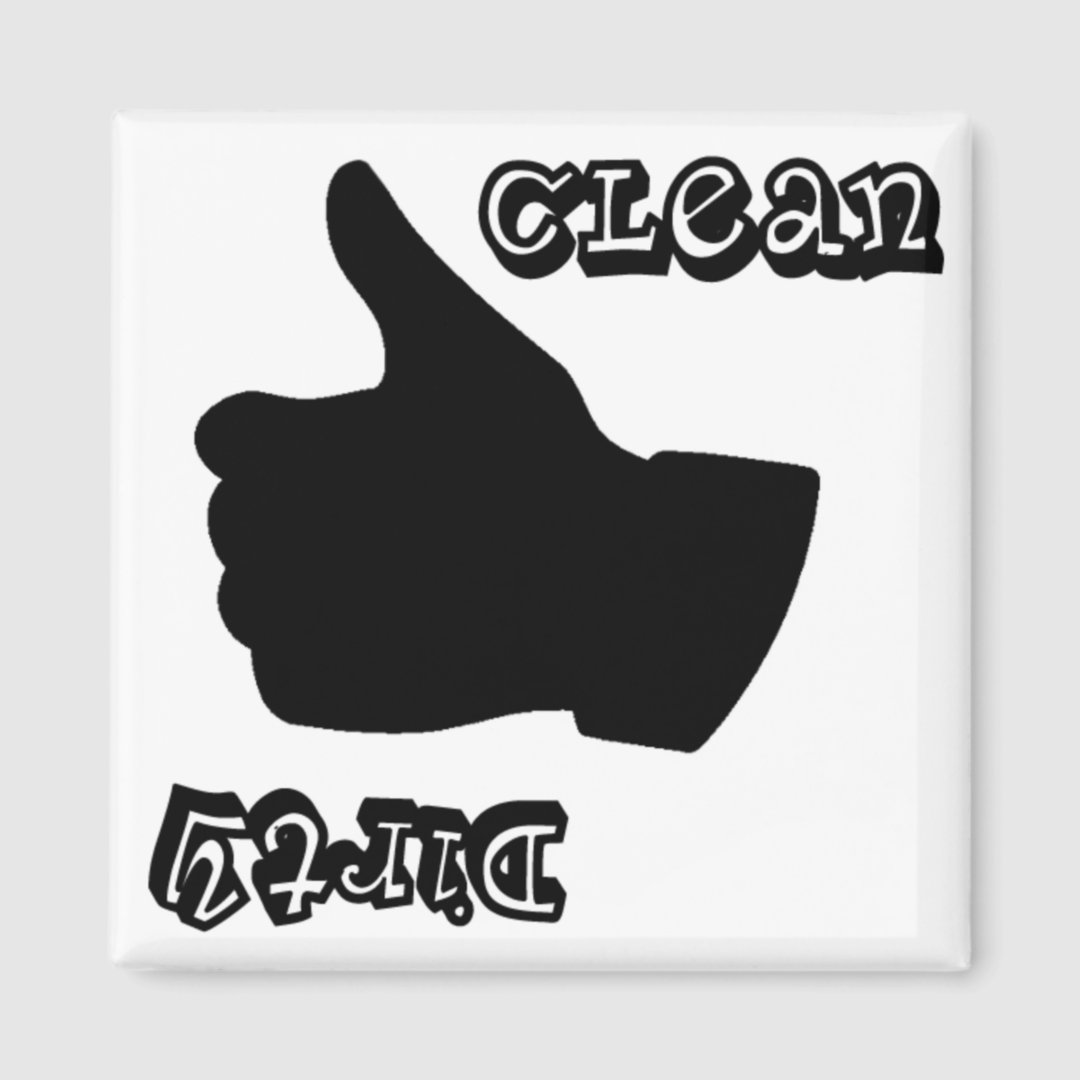 Clean / Dirty Dishwasher Magnet! Magnet | Zazzle