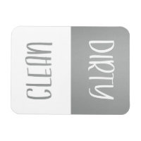 Clean/Dirty Little Pig Dishwasher Magnet, Zazzle