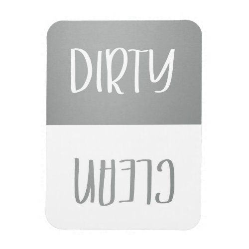 Clean  Dirty Dishwasher Magnet Sign