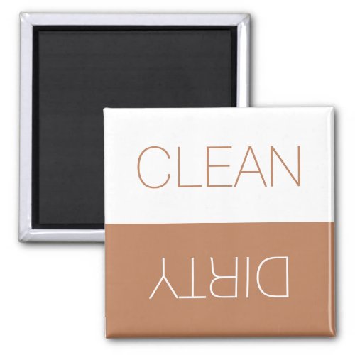 Clean Dirty indicator terracotta dishwasher Magnet