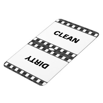 Clean Dirty Refrigerator Magnet | Zazzle