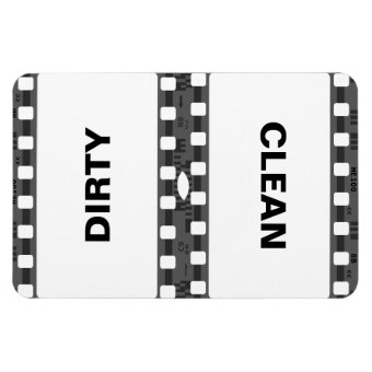 Clean Dirty Refrigerator Magnet | Zazzle