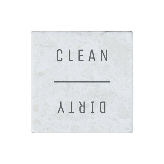 Clean Dirty Stone Magnet (Front)