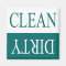 Clean dirty-Teal dishwasher magnet