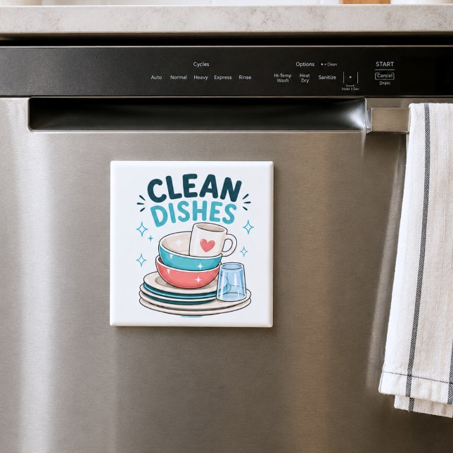 Clean Dishes Dishwasher  Magnet (Creator Uploaded)