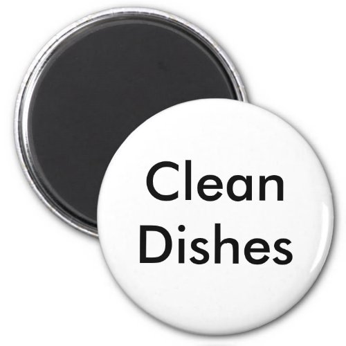 Clean Dishes Magnet