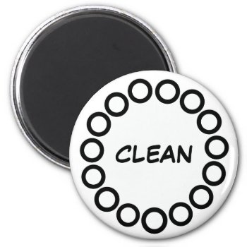 "clean" Dishwasher Magnet ("dirty"sold Separately) by Regella at Zazzle