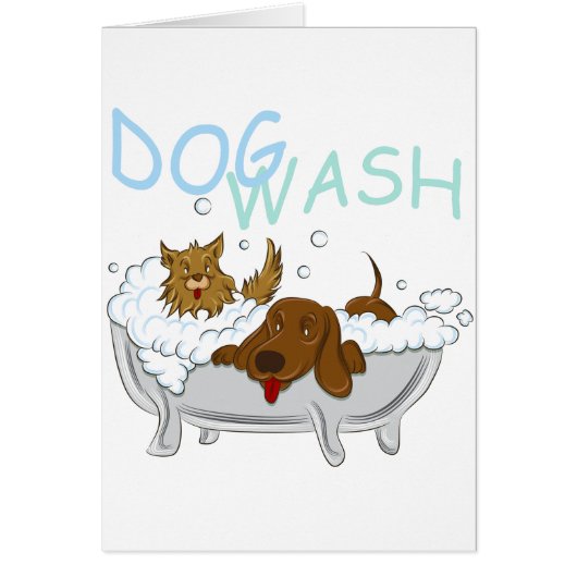 Clean Dogs Wash Cards (Front)
