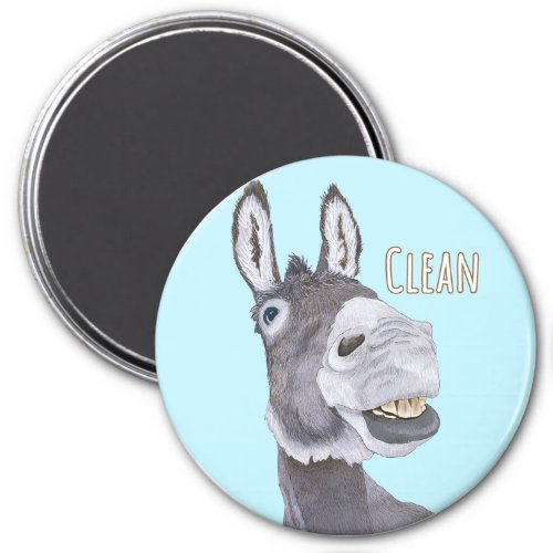 Clean Donkey Dishwasher Magnet
