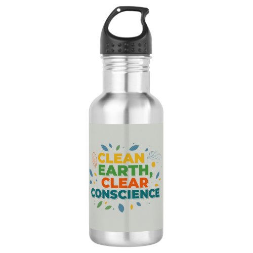 Clean Earth clearconscience Stainless Steel Water Bottle