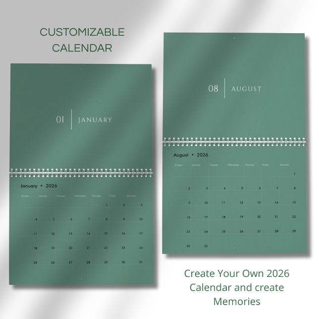 Clean Elegant Layout Calendar (Creator Uploaded)