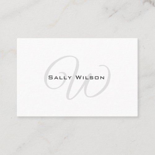 Clean  Elegant Personal Shopper Design Business Card