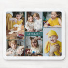 Clean Elegant Teal Family 6 Photo Collage