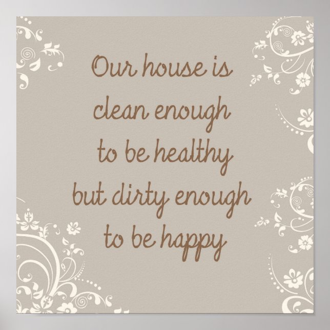 Clean Enough Poster (Front)