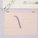 Clean Feminine Soft Blush Pink & Purple Monogram iPad Mini Cover<br><div class="desc">Add a touch of elegance to your device with this Clean Feminine Soft Blush Pink & Purple Monogram iPad Mini Cover. Featuring delicate pastel tones and a personalized monogram,  it’s the perfect blend of style and function—chic,  soft,  and uniquely yours.</div>