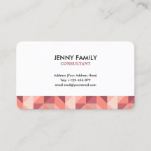 Clean Geometric Business Card