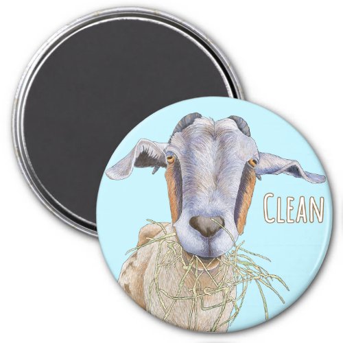 Clean Goat Dishwash Magnet _ 
