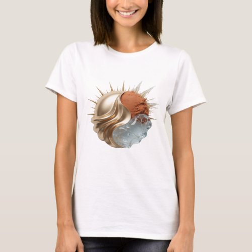 Clean Gold GOLDEN BEAUTY Bold Design T-Shirt