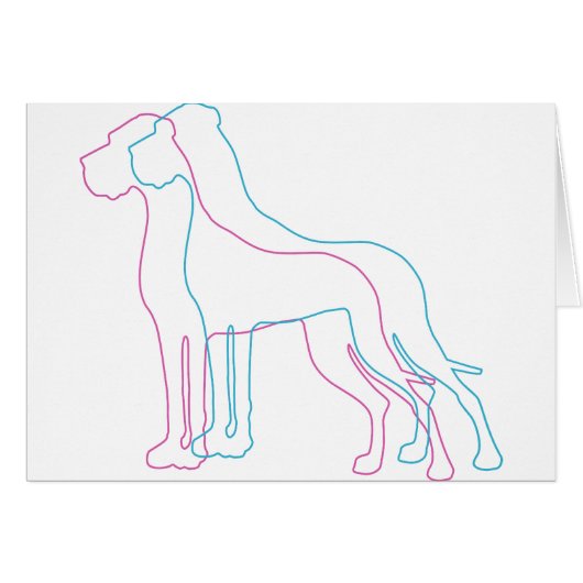 Clean Great Danes (Front Horizontal)