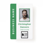 Clean Green White Add Your Logo Office Employee