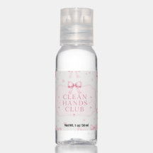 Clean Hands Club Cute Pink Hand Sanitizer