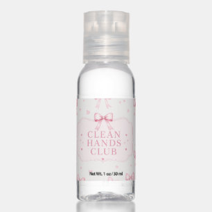 Clean Hands Club Cute Pink Hand Sanitizer