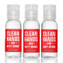 Clean hands dirty minds bachelorette funny red hand sanitizer