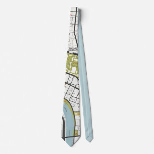 CLEAN HARVARD UNIVERSITY MASSACHUSETTS OUTLINE MAP NECK TIE