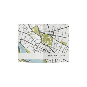 CLEAN HARVARD UNIVERSITY MASSACHUSETTS OUTLINE MAP PASSPORT HOLDER