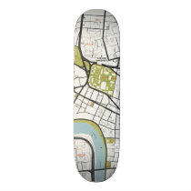 CLEAN HARVARD UNIVERSITY MASSACHUSETTS OUTLINE MAP SKATEBOARD