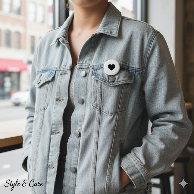 Clean Heart Accent Pin for Everyday Fashion (Clean Heart Accent Pin for Everyday Fashion)