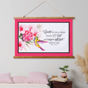 Clean heart hanging tapestry