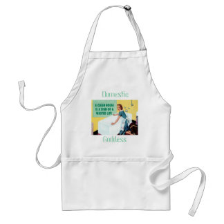 Clean house adult apron