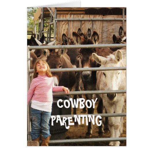 Clean House - Cowboy Parenting Cards (Front)