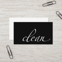 Clean Housecleaning Cleaner Business Card