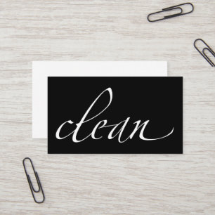 Clean Housecleaning Cleaner Business Card