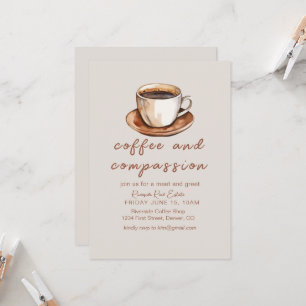 Clean Invitation coffee & compassion
