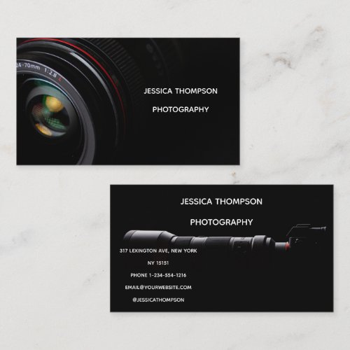 Clean Layout Horizontal Freelance Wedding Videogra Business Card