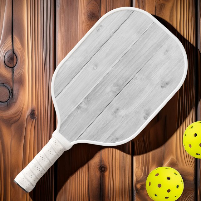 Clean Light Gray Wooden  Pickleball Paddle (Creator Uploaded)