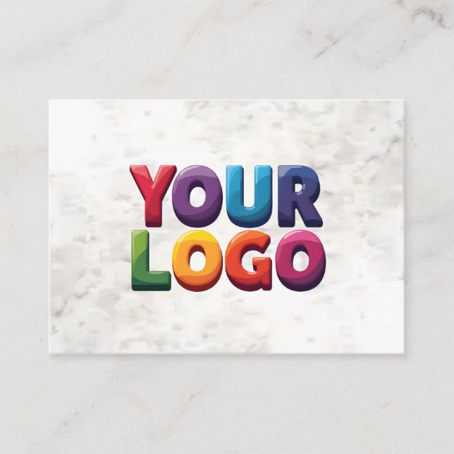 Clean Minimal | Custom Logo | 5-Minute Edit Business Card (Front)