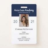 Name Badge, Homeschool ID Badges, Carnet ID Badge Maker, Tags, Cards